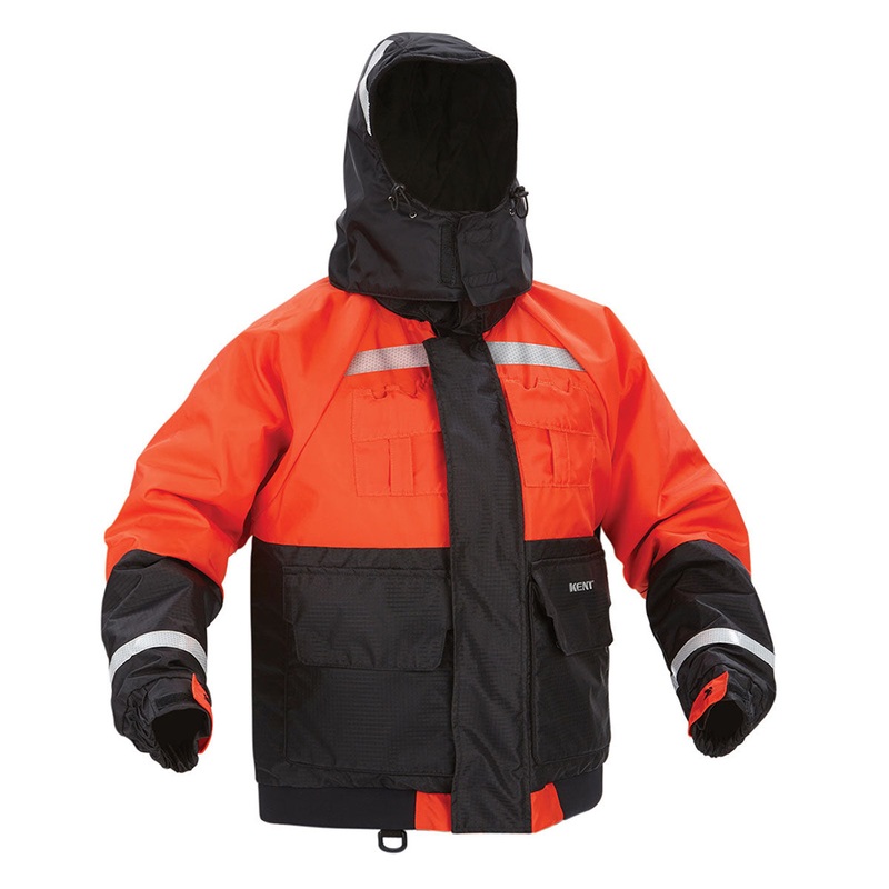 Kent Deluxe Flotation Jacket PFD  XL  Orange  Boat Box
