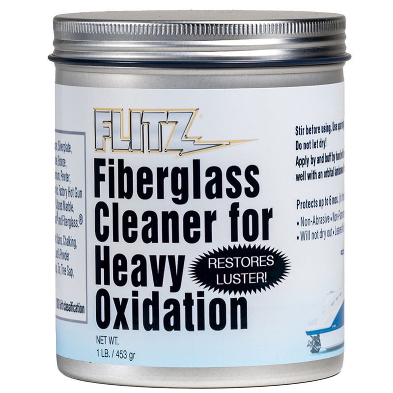 Flitz Fiberglass Cleaner f/Heavy Oxidation  1lb  Boat Box