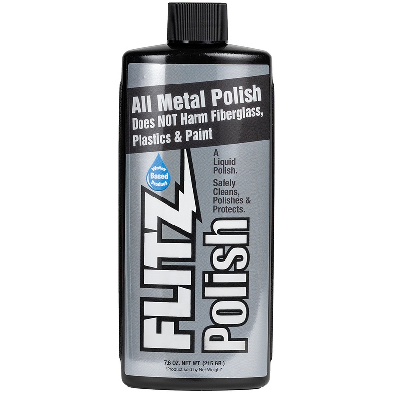 Flitz Polish  Liquid  7.6 oz. Bottle  Boat Box