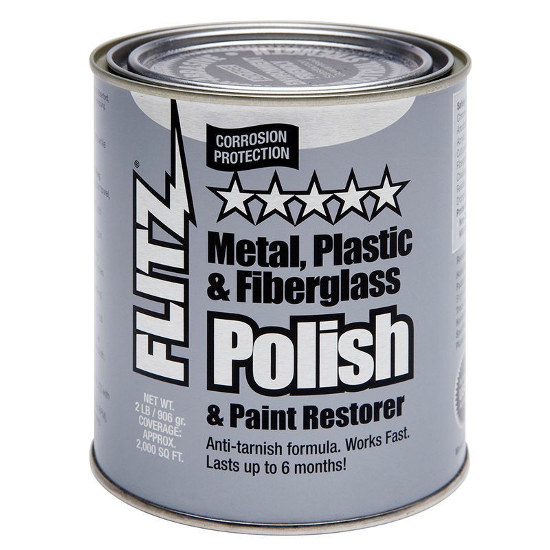 Flitz Polish  Paste  2.0 lb. Quart Can  Boat Box