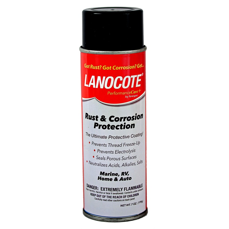 Forespar Lanocote Rust & Corrosion Solution  7 oz.  Boat Box