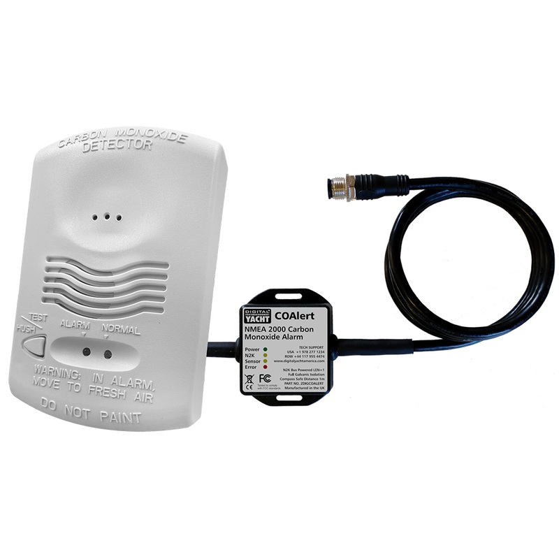 Digital Yacht CO Alert Carbon Monoxide Alarm w/NMEA 2000  Boat Box