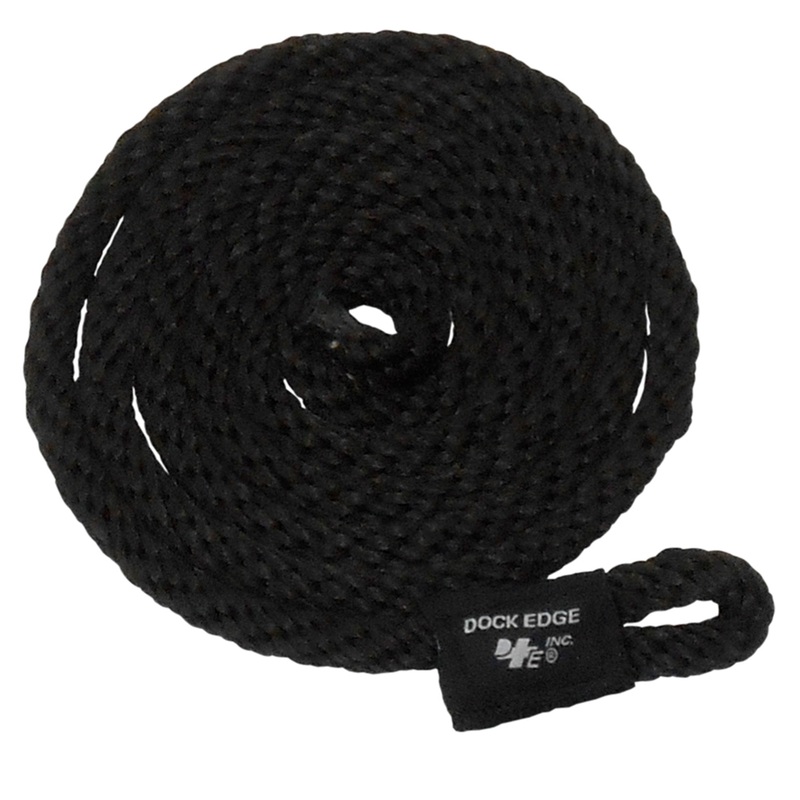 Dock Edge Fender Line  3/8 x 5  Black  2-Pack  Boat Box