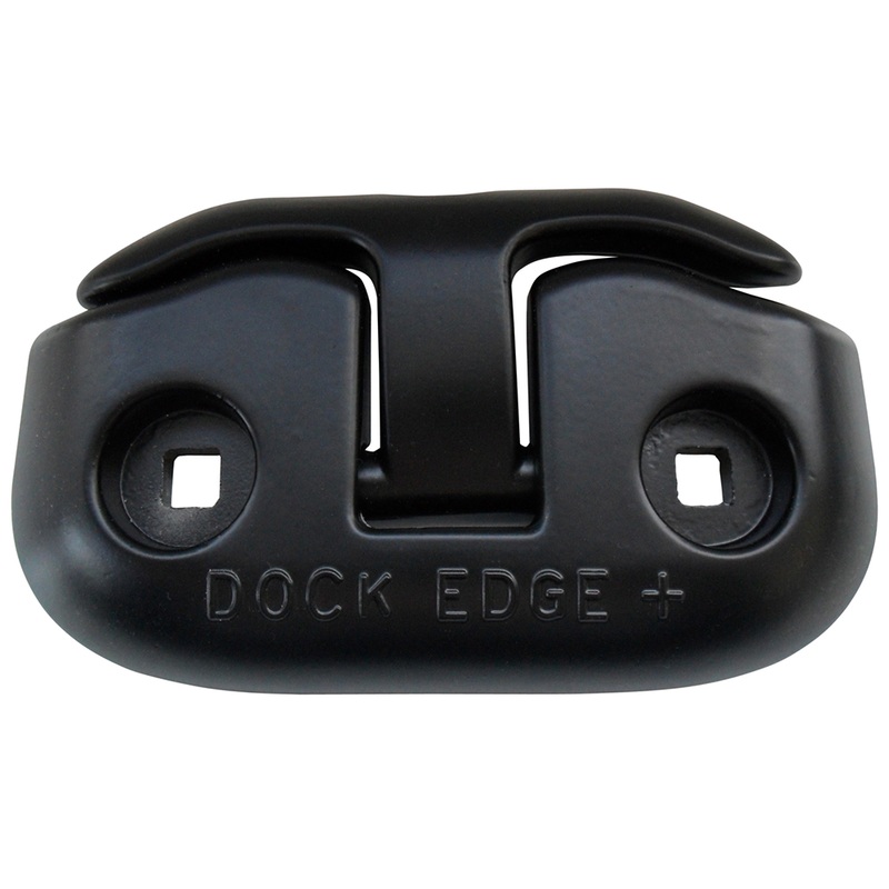 Dock Edge Flip-Up Dock Cleat  6  Black  Boat Box
