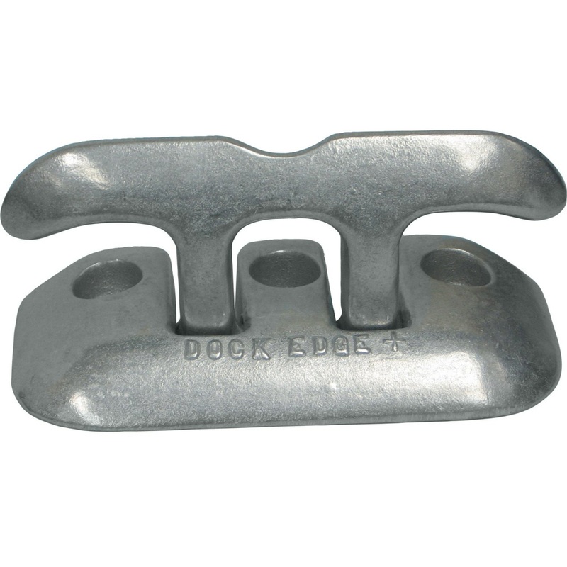 Dock Edge Flip Up Dock Cleat 8  Polished  Boat Box