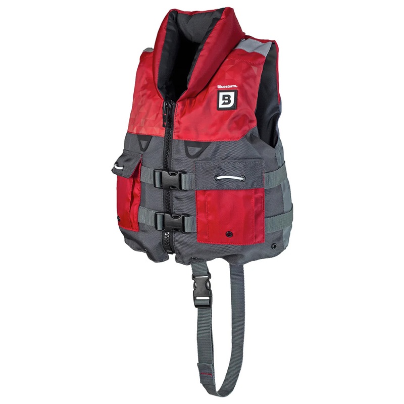 Bluestorm Classic Child Fishing Life Jacket  Nitro Red  Boat Box