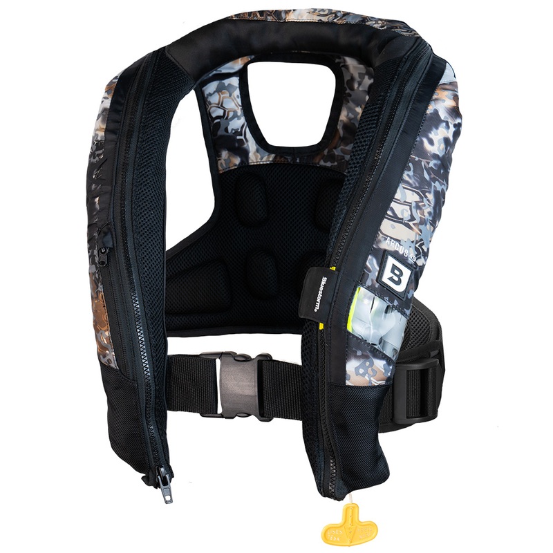 Bluestorm Kryptek Arcus 40 Auto Type II Inflatable PFD  Obscura Skyfall  Boat Box