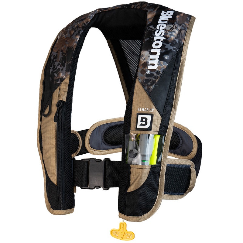 Bluestorm Kryptek Atmos 40 Auto Type II Inflatable PFD  Obscura Skyfall  Boat Box