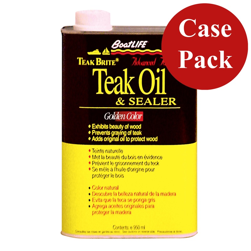 BoatLIFE Teak Brite Advanced Formula Teak Oil  32oz *Case of 12*  Boat Box