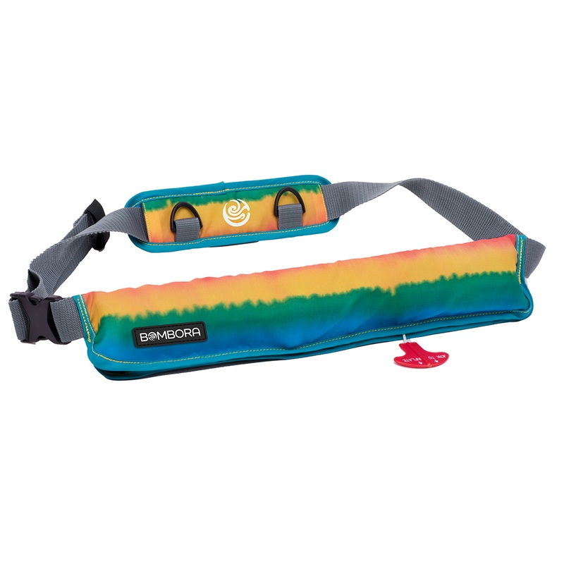 Bombora Type V Inflatable Belt Pack  Rasta  Boat Box