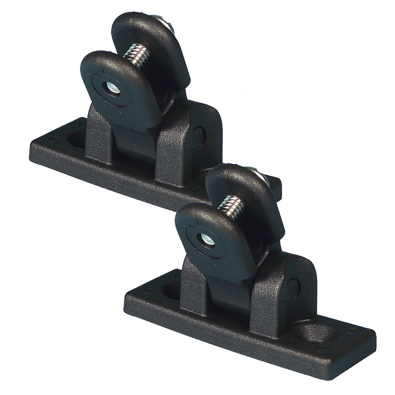 Carver Deck Hinge Nylon Pair  Black  Boat Box