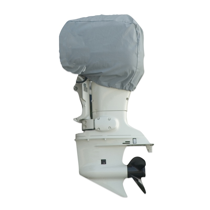 Carver Sun-DURA 40-70 HP Universal Motor Cover  25L x 18H x 15W  Grey  Boat Box