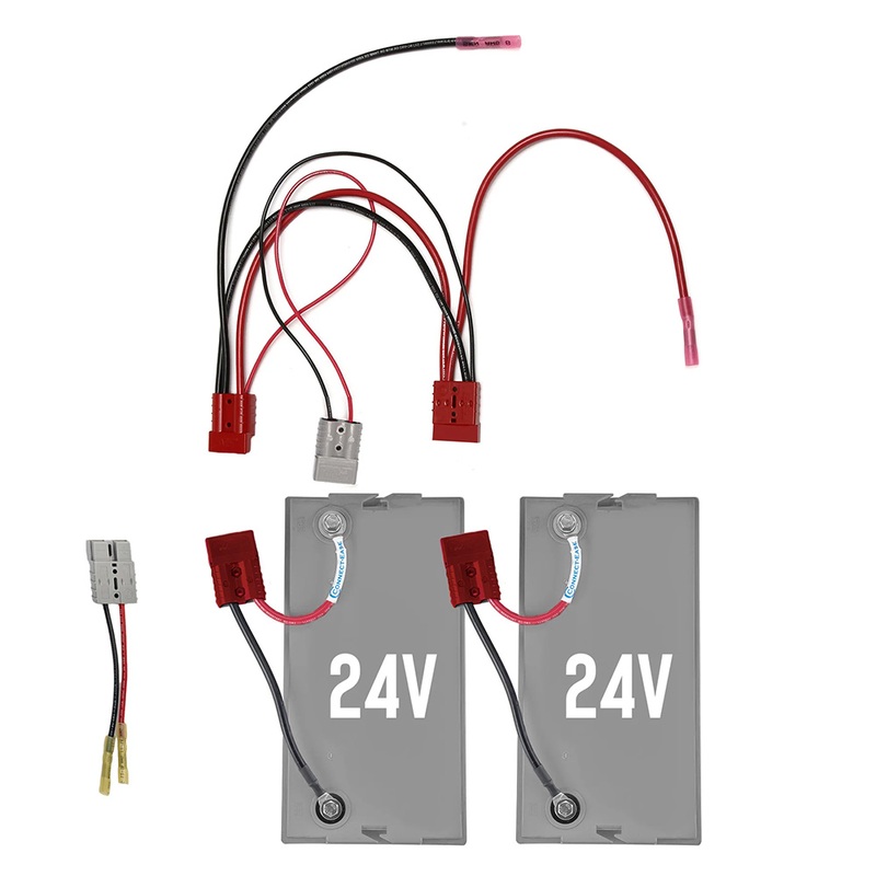 Connect-Ease 24V Parallel Kit f/2 24V Batteries to 1 Motor  Boat Box