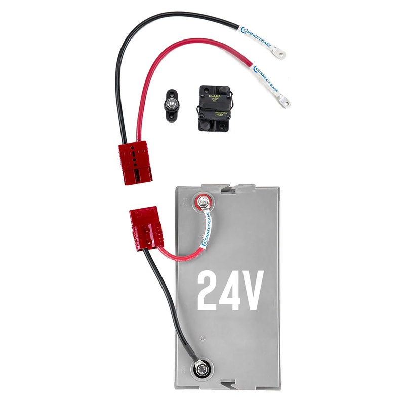 Connect-Ease 24V Single Case Batter Trolling Motor System  Boat Box