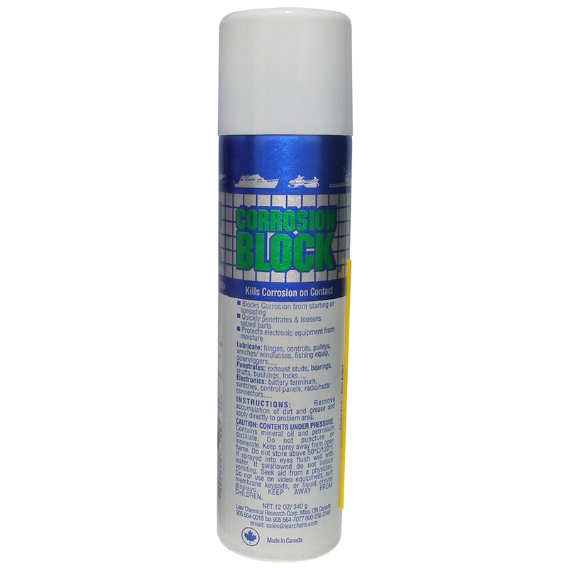 Corrosion Block 12oz Aerosol Can  Non-Hazmat, Non-Flammable & Non-Toxic  Boat Box