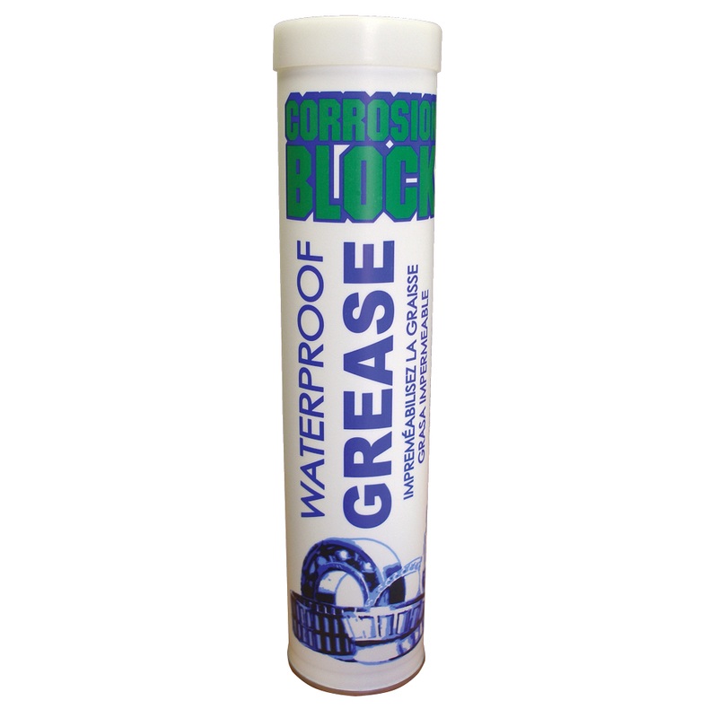 Corrosion Block High Performance Waterproof Grease  14oz Cartridge  Non-Hazmat, Non-Flammable & Non-Toxic  Boat Box