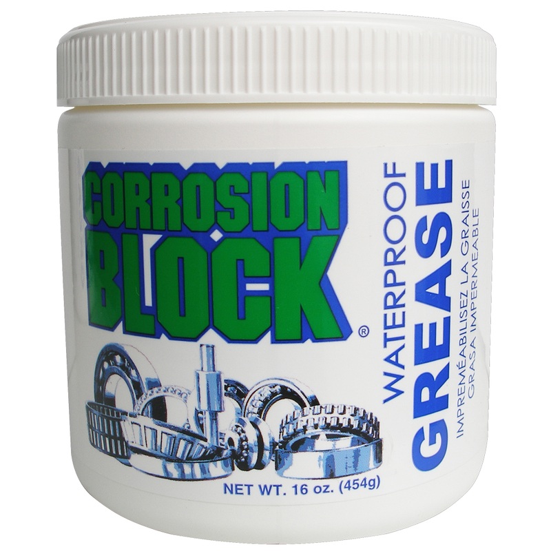 Corrosion Block High Performance Waterproof Grease  16oz Tub  Non-Hazmat, Non-Flammable & Non-Toxic  Boat Box