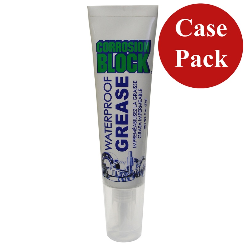 Corrosion Block High Performance Waterproof Grease  2oz Tube  Non-Hazmat, Non-Flammable & Non-Toxic *Case of 24*  Boat Box