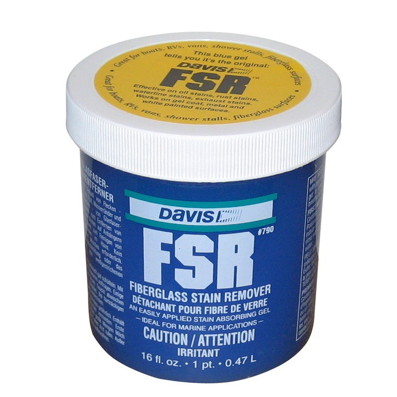 Davis FSR Fiberglass Stain Remover  16oz  Boat Box