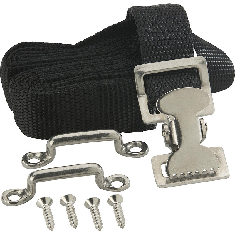 Attwood Fuel Tank Strap Set  72 Long f/12 Gallon Tanks  Boat Box