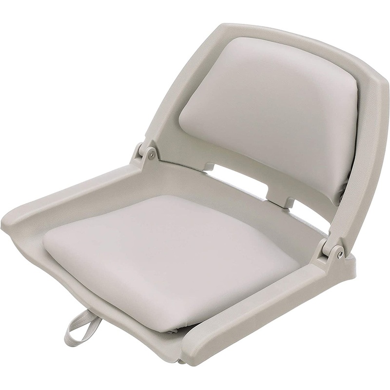 Attwood Swivl-Eze Padded Flip Seat  Grey  Boat Box