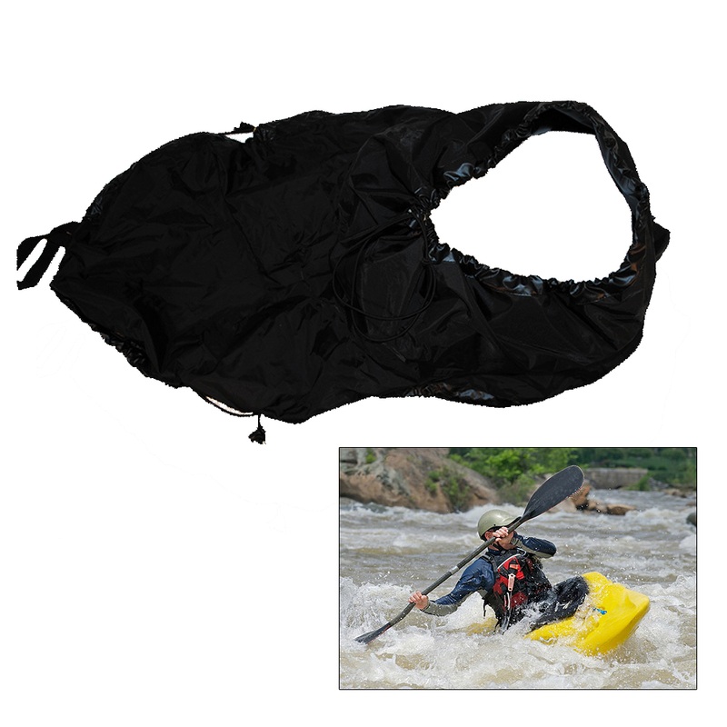 Attwood Universal Fit Kayak Spray Skirt  Black  Boat Box