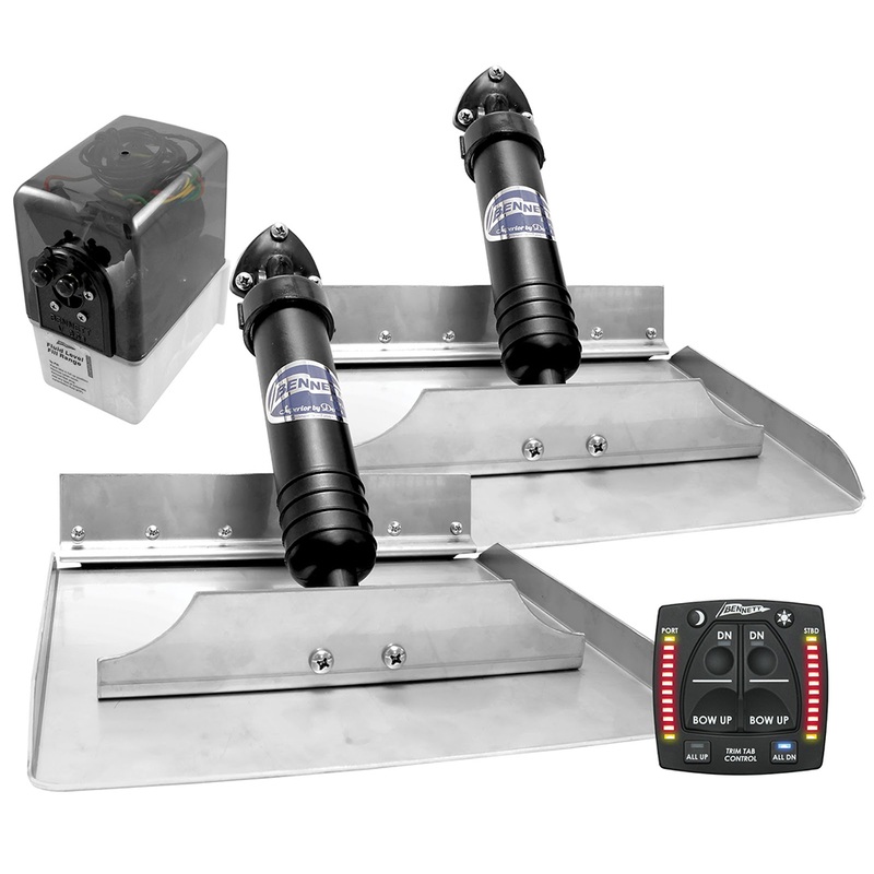 Bennett 1212 Hydraulic Trim Tab System w/One Box Indication  Boat Box