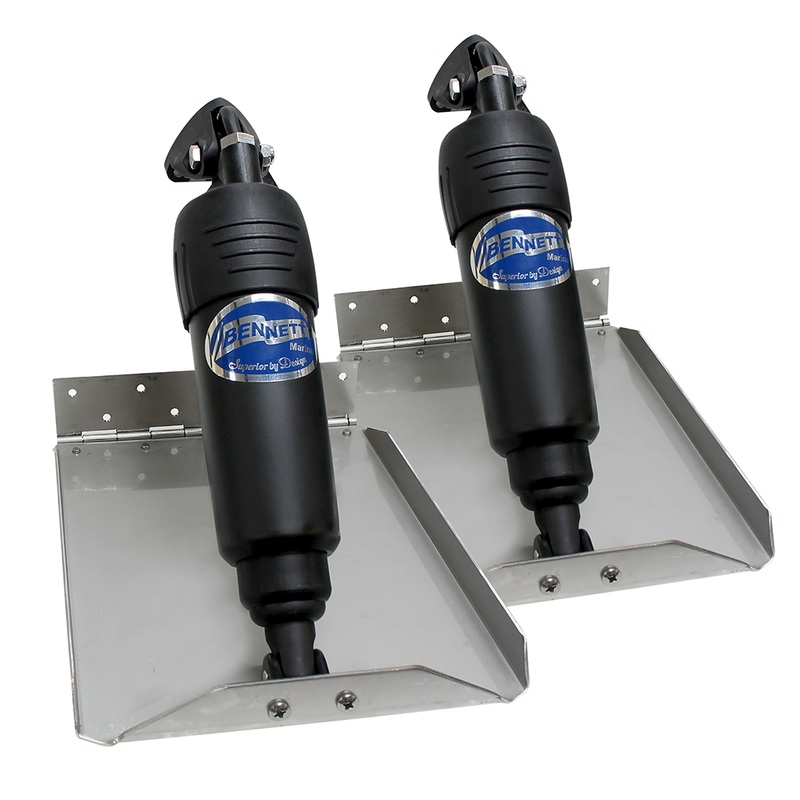 Bennett BOLT 612 Edge Mount Trim Tab System  Boat Box