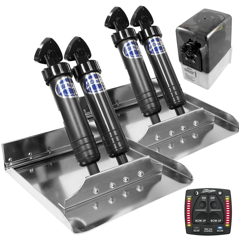Bennett Marine 1212 Sport Tab System w/One Box Indication  Boat Box
