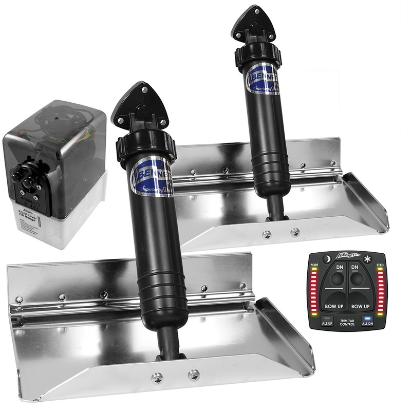 Bennett Marine 129 Sport Tab System w/One Box Indication  Boat Box