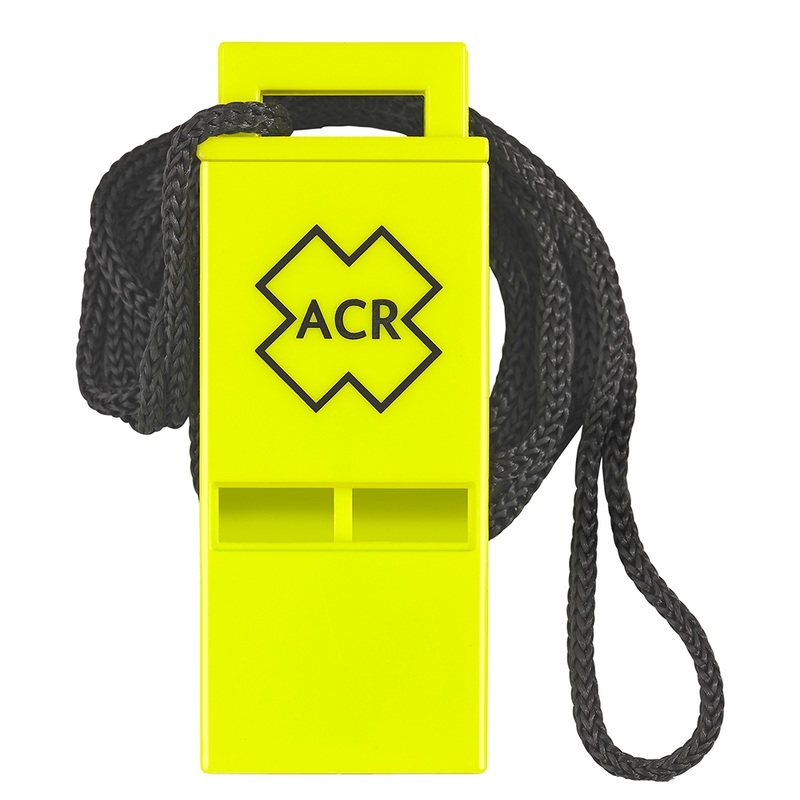 ACR Survival Res-Q Whistle w/Lanyard  Boat Box