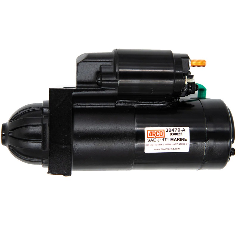ARCO Marine High-Performance Inboard Starter w/14 Flywheel & Gear Reduction  Boat Box