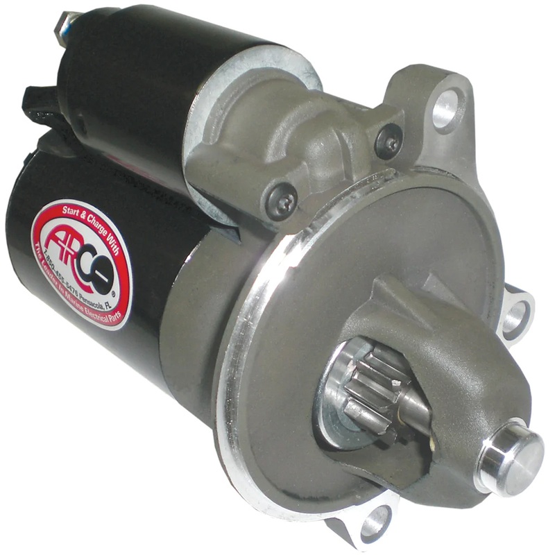 ARCO Marine High-Performance Inboard Starter w/Gear Reduction & Permanent Magnet  Clockwise Rotation (2.3 Fords)  Boat Box