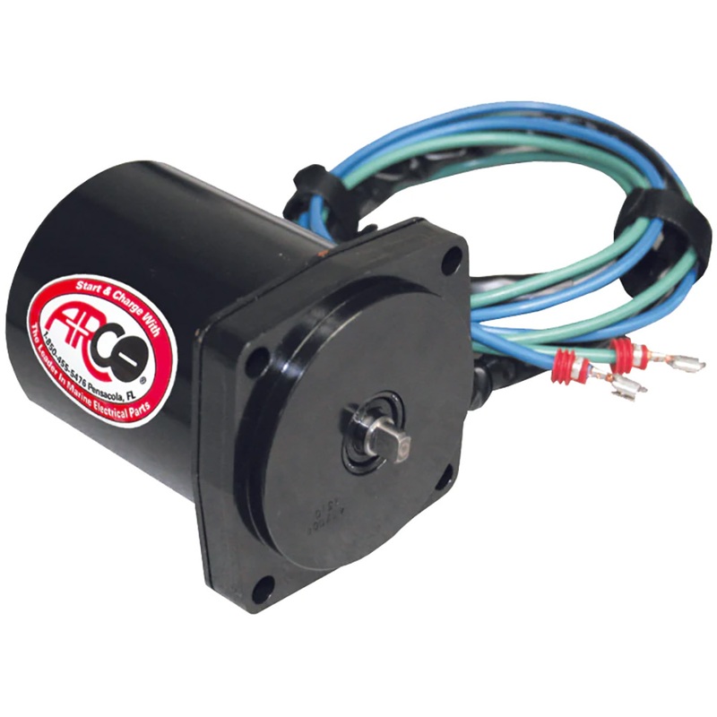 ARCO Marine Original Equipment Quality Replacement Tilt Trim Motor  2 Wire & 4-Bolt Mount  Boat Box