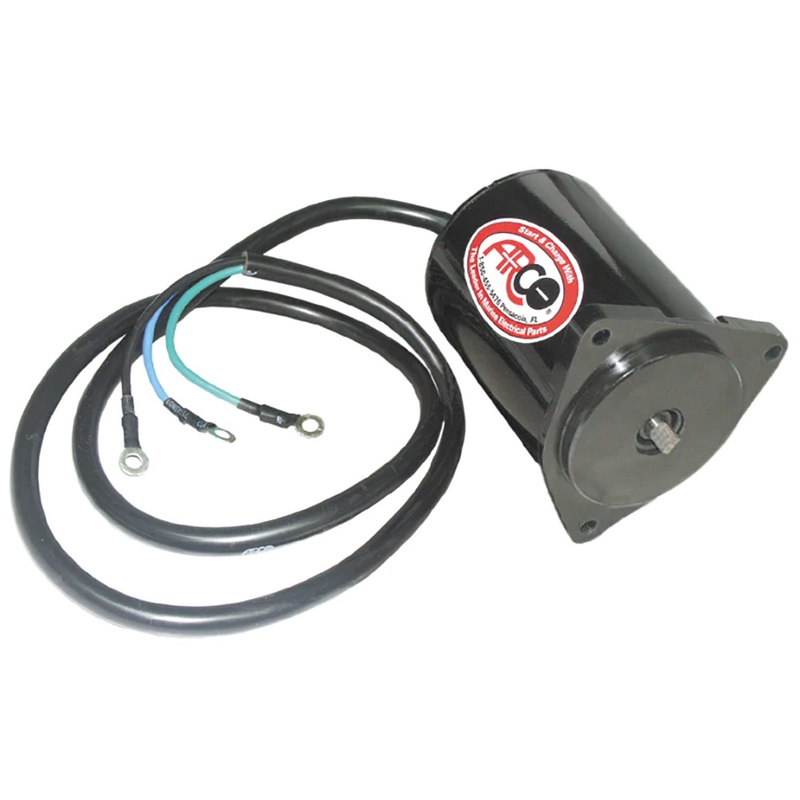 ARCO Marine Original Equipment Quality Replacement Tilt Trim Motor f/Early Model Yamaha  3 Wire, 3-Bolt Mount  Boat Box