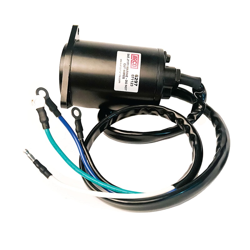 ARCO Marine Original Equipment Quality Replacement Yamaha Tilt Trim Motor  1990-2003 250HP/1994-2003 225HP Units  Boat Box