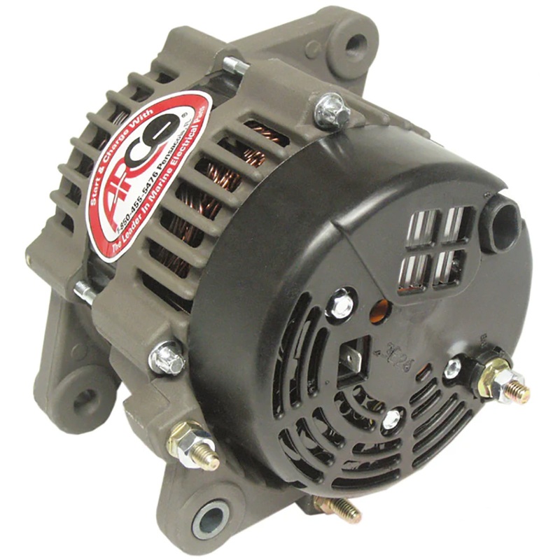 ARCO Marine Premium Replacement Alternator w/Single-Groove Pulley  12V, 70A  Boat Box