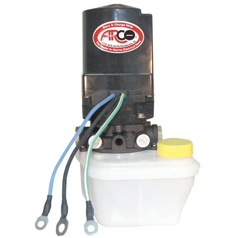ARCO Marine Premium Replacement Tilt Trim Motor f/Late Model Mercruisers w/Oildyne Pump  Boat Box