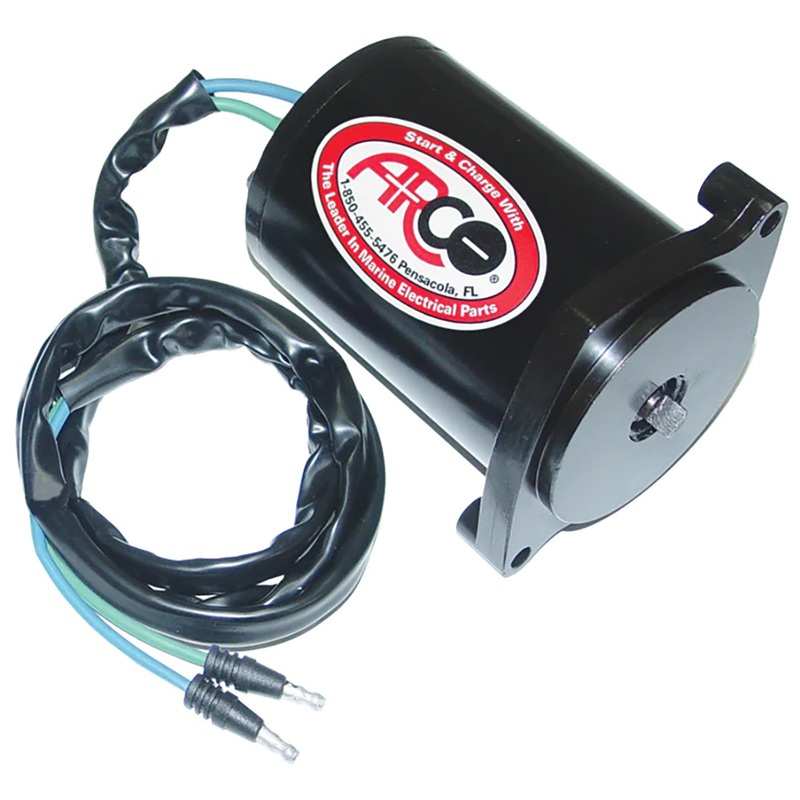 ARCO Marine Replacement Outboard Tilt Trim Motor  Late Model Mercury, 2-Wire  Boat Box
