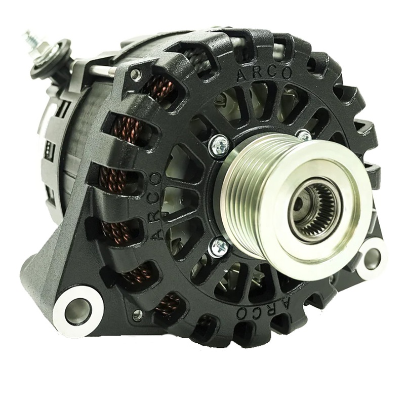 ARCO Marine Zeus A8000-48V 8kW N62 Alternator w/Clutch Pulley  Boat Box
