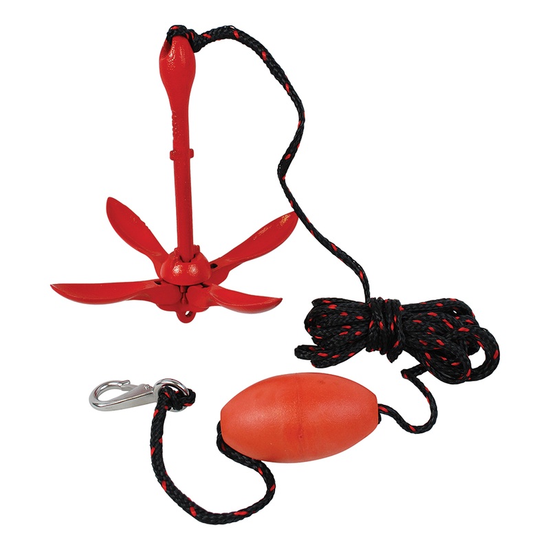 Attwood 3.5lb Grapnel Anchor System  Boat Box
