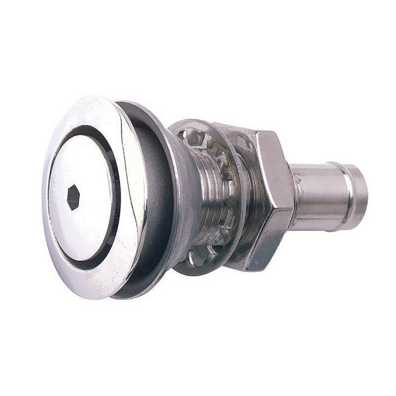 Attwood 316 Stainless Steel Alloy Flush Mount Fuel Vent  Straight Vent  Boat Box