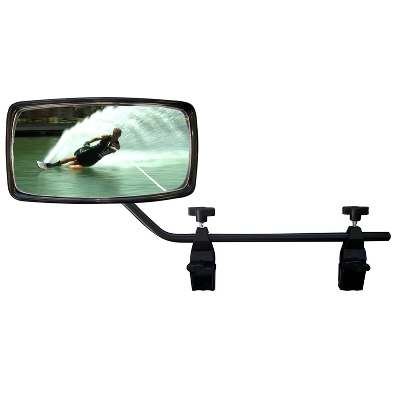 Attwood Clamp-On Ski Mirror  Universal Mount  Boat Box