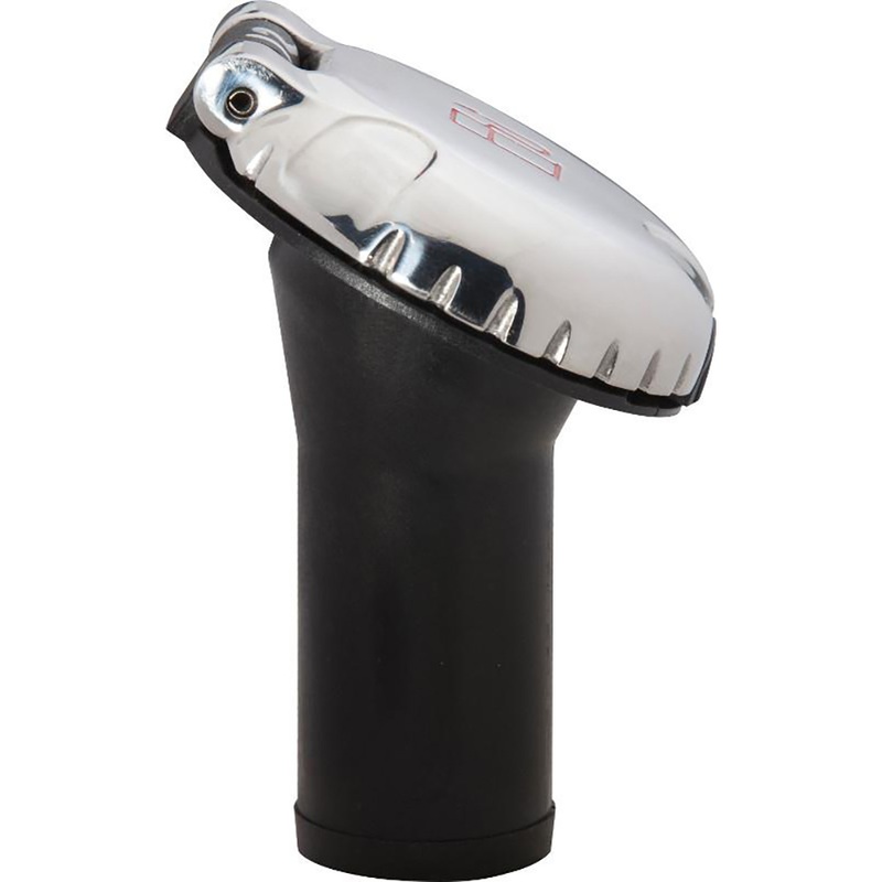 Attwood Deck Fill f/Carbon Canister System  Angled Body & Scalloped Stainless Steel Cap  Boat Box