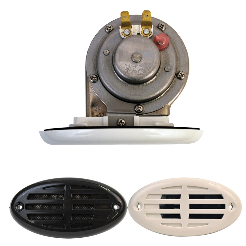 Attwood Drop-In Hidden Horn w/ Black and White Covers  Boat Box