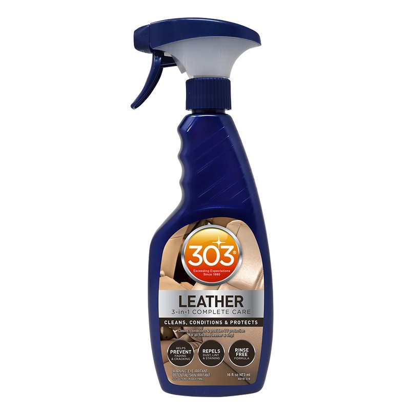 303 Automotive Leather 3-In-1 Complete Care  16oz  Boat Box