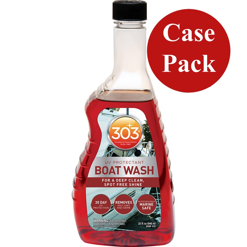 303 Boat Wash w/UV Protectant  32oz *Case of 6*  Boat Box