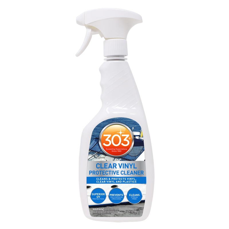 303 Marine Clear Vinyl Protective Cleaner  32oz  Boat Box