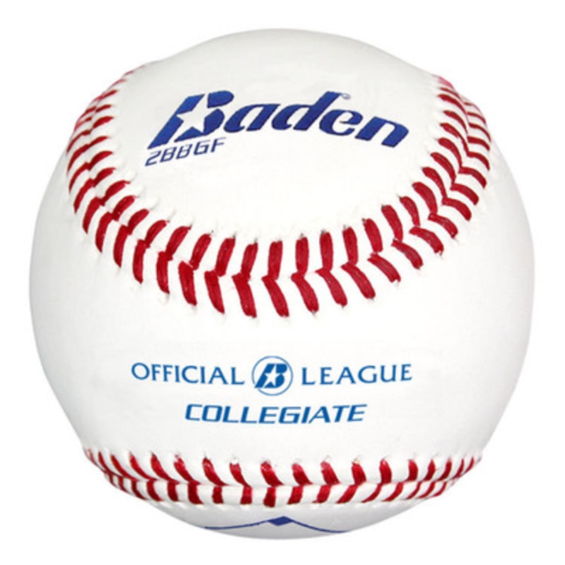 Baden Official League Collegiate Flat Seam Baseballs – Dozen
