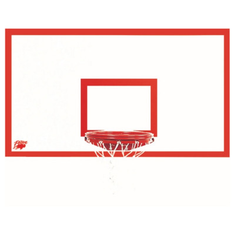 Bison BA472 Rectangular Steel Outdoor Backboard – 42 x 72